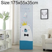 Love Bear Fabric Dust Cover - All-inclusive Vertical Cabinet Ac - 175x55x35cm