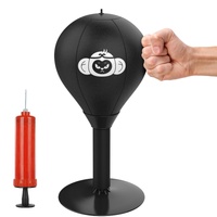 Desktop Speed Ball For Boxing Training - Bear Design With Gloves &amp; Pump - Monkey+Pump