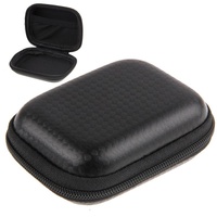 Waterproof Carbon Fiber Portable Case for Gopro and Other Sport Cameras - 8cm x 6cm x 2.5cm