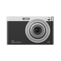 4k 8x Optical Zoom Telescopic Lens Digital Camera - Black 2.88 Inch