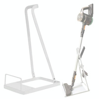 Space-saving Floor Storage Bracket for Dyson Vacuum Cleaners - Universal Type White
