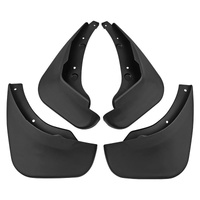 For Mazda 2 Hatchback 2007-2012 4Pcs / Set Car Auto Soft Plastic Splash Flaps Fender Guard