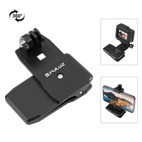 360 Degree Rotating Backpack Hat Mount with Phone Clamp Kit