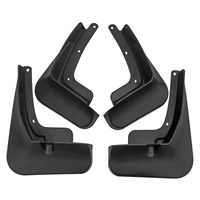 For Hyundai Santa Fe 2019-2021 4Pcs / Set Car Auto Soft Plastic Splash Flaps Fender Guard