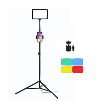 8 Three-colour Temperature Flat-panel Live Fill Light with 2.1m Bracket