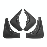 For Volkswagen Scirocco 2009-2016 4Pcs / Set Car Auto Soft Plastic Splash Flaps Fender Guard