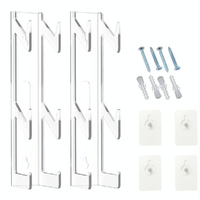 Acrylic Game Controller and Headphone Wall Mount - Set of 2