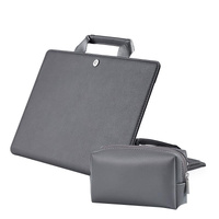 15.4 Inch Laptop Bag &amp; Power Bag - Protective Tote for Macbook Pro - Dark Gray