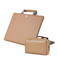 15.4 Inch Laptop Bag &amp; Power Bag - Protective Tote For Macbook Pro In Khaki