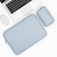 15 / 15.6 Inch Power &amp; Sky Blue Laptop Bag - Pu Leather