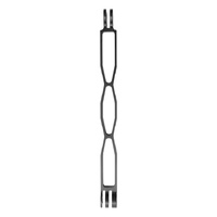 Aluminum Extension Arm with Hollow Grip - 20cm - Black
