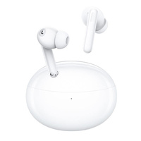 Wireless Active Noise-cancelling Earbuds for Music and Gaming - White