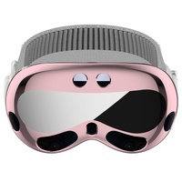 Vr Case for Apple Vision Pro - Electroplated Tpu - Pink
