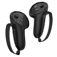 Non-slip Silicone Cover for Meta Quest 3 Vr Controllers - Black