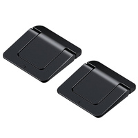Portable Laptop Base for Improved Heat Dissipation - Black Foot Pad