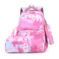 Backpack Set with Lunch Bag &amp; Pencil Case for Kids - Pink