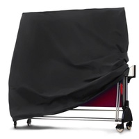 Waterproof Outdoor Table Tennis Cover - 165x70x185cm - Black / Silver