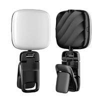 Usb Charging Led Beauty Fill Light for Mobile Phone Live Camera - Black
