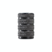 Aluminum Alloy Gas Mouth for Xiaomi M365 / Pro Electric Scooter - Dust-proof - Black