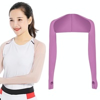 Sun Protection Golf Shawl Sleeves for Outdoor Sports and Cycling - Purple