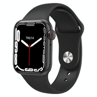 Waterproof Smart Watch With Colour Screen - 1 Inch - Black