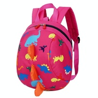 Durable Dinosaur Backpack for Kids - Lost Proof - Pink
