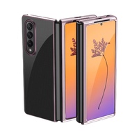 Shockproof Clear Phone Case for Samsung Galaxy z Fold 4 - Rose Gold