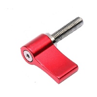 Action Camera Positioning Locking Screw - Aluminum Alloy M5x20mm - Red