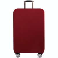 Stretch Luggage Protective Cover - Durable &amp; Dust-proof - Size m - Wine Red
