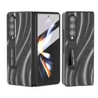 Galactic Pattern Phone Case for Samsung Galaxy z Fold 4 5g - Integrated Protection - Grey