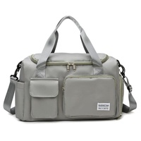 Waterproof Gym Bag for Travel - Size l - Light Grey