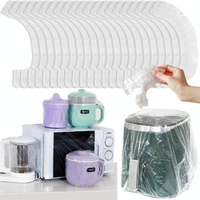 10-pack Disposable Dust Covers for Electric Cooker and Oven - 120x120cm White - 70X80Cm