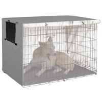 Outdoor Pet Cage Cover - Waterproof &amp; Dustproof - 79x50.8x53cm - Grey