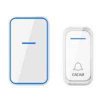 Wireless Digital Doorbell For Elderly - Home Smart - White