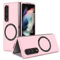 Secure &amp; Portable Magnetic Folding Case for Samsung Galaxy z Fold 4 - Pink