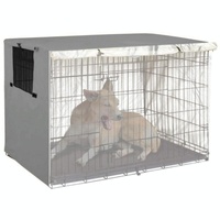 Outdoor Pet Cage Cover - Waterproof &amp; Dustproof - 109x74x76cm - Grey