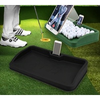 Black Character Pattern Golf Service Box with Phone Stand - 100 Balls - Black Pgm
