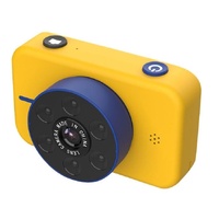 Mini 4k Dual Camera for Kids - 50mp Front &amp; Rear - Yellow