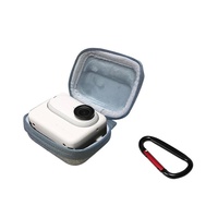 Portable Insta360 Go 3 Mini Body Bag with Carabiner - Gray