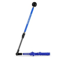 Adjustable Golf Swing Trainer for Beginners - Foldable &amp; Corrective - Blue