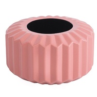 Versatile Vase for Wet and Dry Flowers - Glazed Decorative Pot - Rose Pink