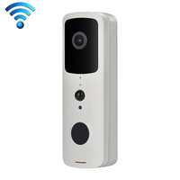 Wireless Smart Doorbell With Two-Way Intercom &amp; Night Vision - Battery Powered - White