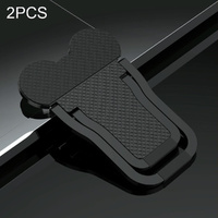 Foldable Metal Laptop Stand - Set of 2 - Black
