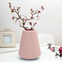 Decorative Wet and Dry Flower Vases for Creative Home Furnishings - Pink