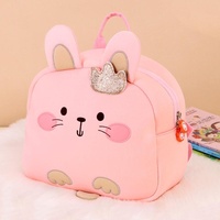 Kids' Anti-lost School Bag - Secure &amp; Stylish - Pink Rabbit Trumpet