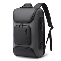 Waterproof Antitheft Men Backpack for 15.6 Laptop - Travel Ready - Grey
