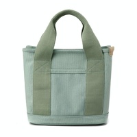Multi Compartment Shoulder Bag - 3d Design - Green