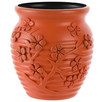 Hydroponic Vase for Home Flower Arrangements - Wet and Dry - Rose Pink