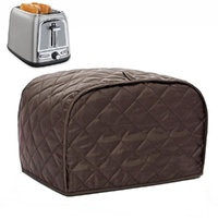 Large Home Bread Maker Dust Cover - Polyester - Dark Brown