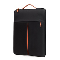 Travel Laptop Sleeve Bag - Portable Carry Case - Black - 13-14 Inch